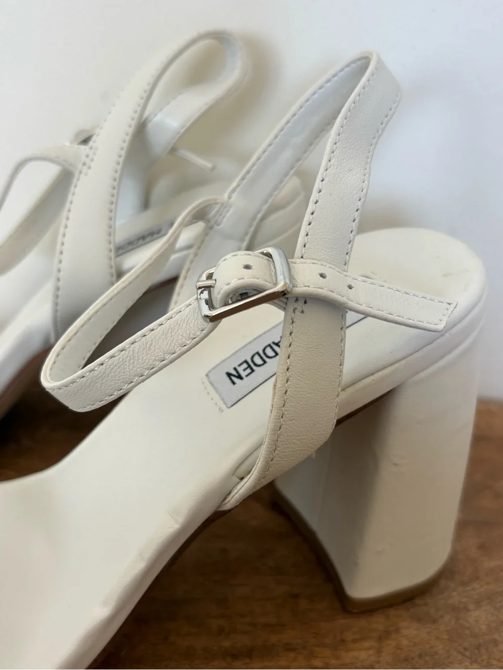 Steve Madden Mareena Ice Block Heel Sandals Size 8